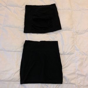 Black pencil skirts